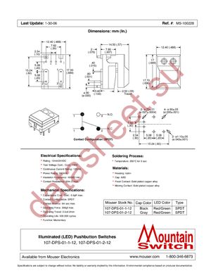 107-DPS-01-1-12 datasheet  